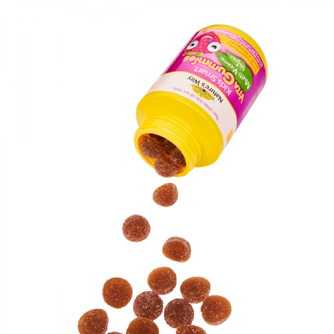 Nature’s Way Kids Smart Vita Gummies Multivitamin + Vegies – 170 Pastilles