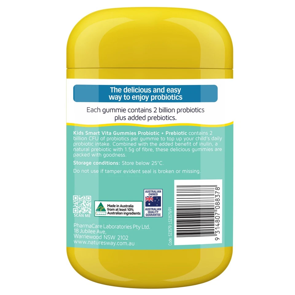 Nature’s Way Kids Smart Vita Gummies Probiotic + Prebiotic 90