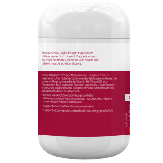 Nature’s Way High Strength Magnesium 250 Tablets