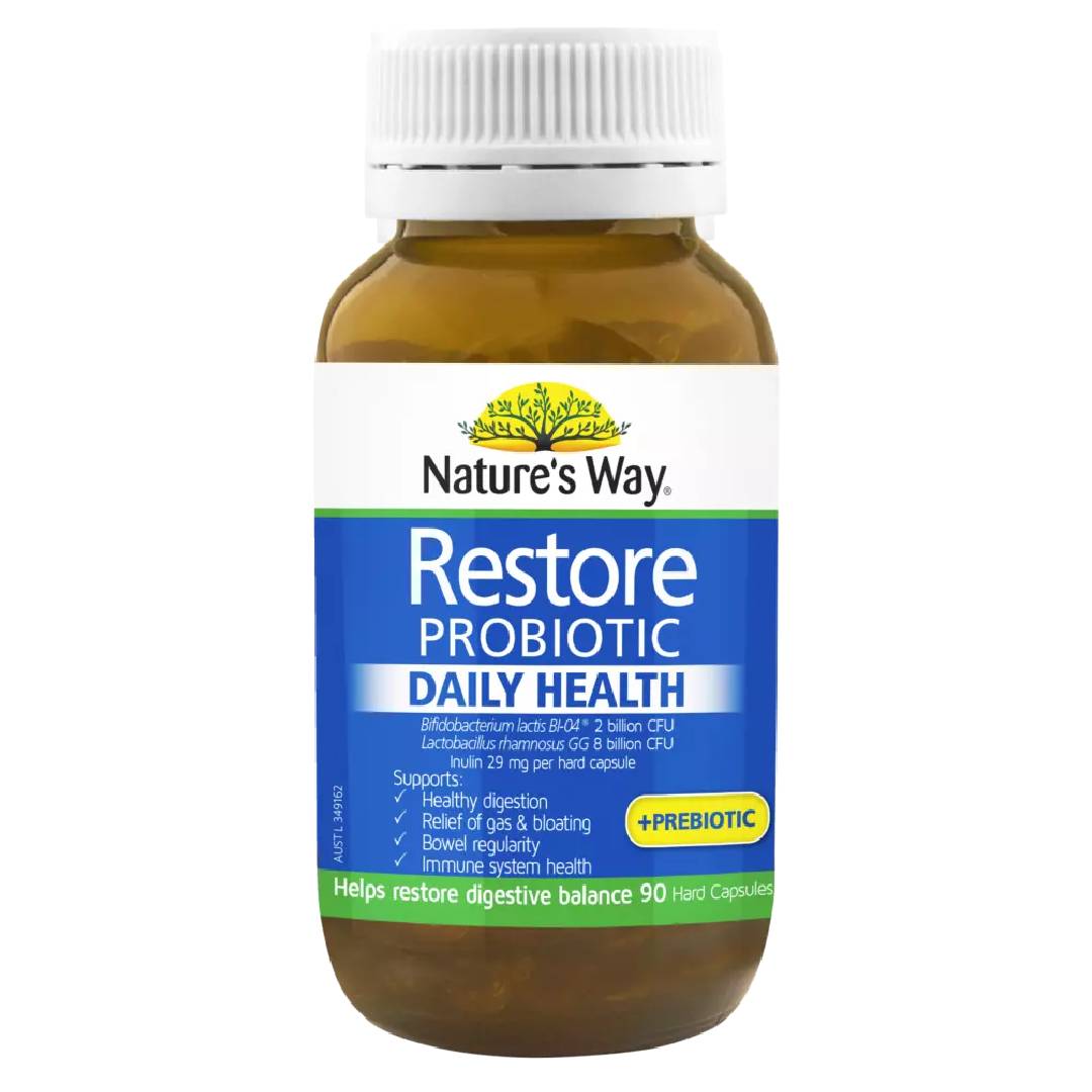 Nature’s Way Restore Probiotic Daily Health 90 Capsules