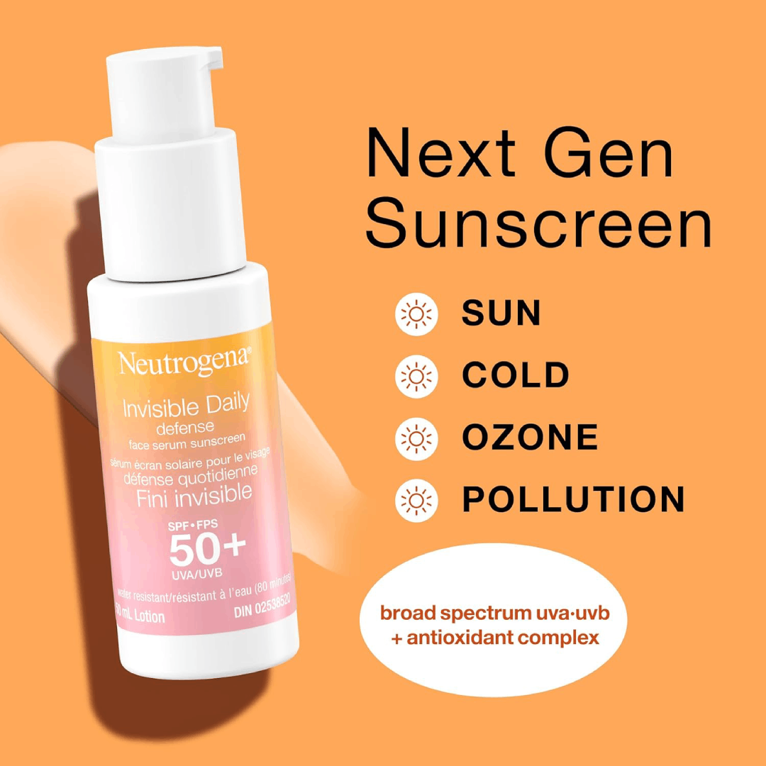 Neutrogena Invisible Daily Defense SPF 50+ Serum 50ml