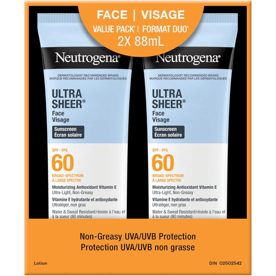 Neutrogena Ultra Sheer Sunscreen SPF 50+ Lightweight Non-Greasy