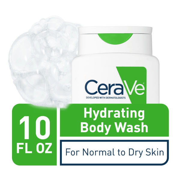 CeraVe Hydrating Body Wash for Dry Skin 296ml