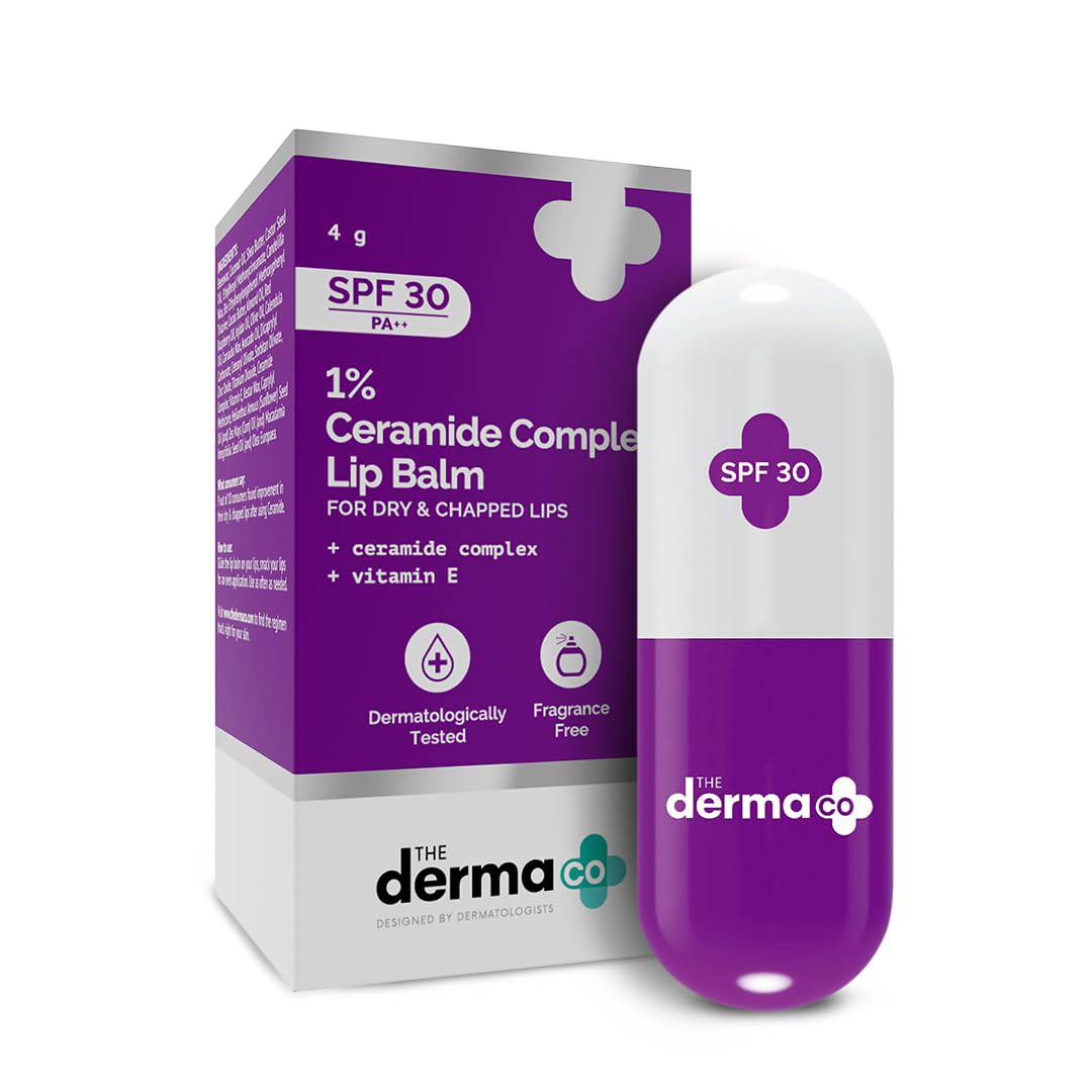 The Derma Co Ceramide Lip Balm SPF 30 – 4g