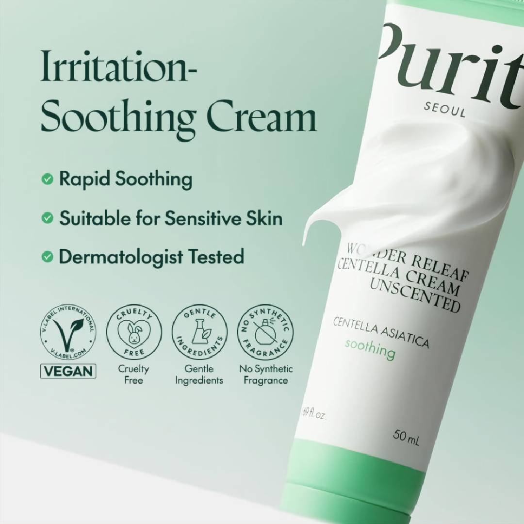 Purito Wonder Releaf Centella Cream Unscented 50ml