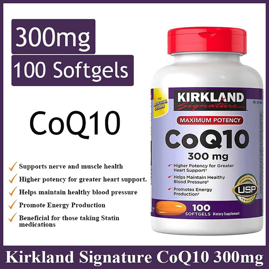 Kirkland CoQ10 300mg – 100 Softgels