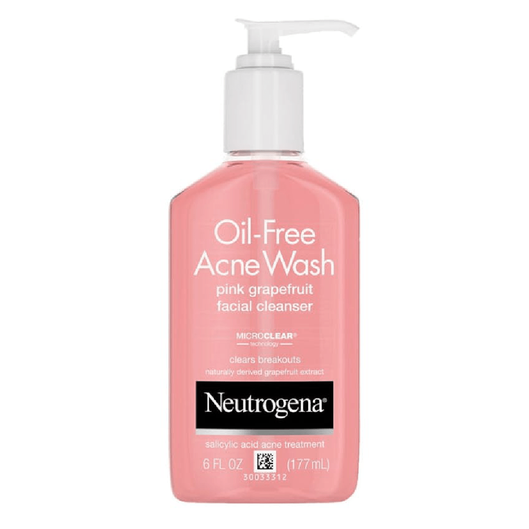 Neutrogena Oil-Free Acne Wash Pink Grapefruit Facial Cleanser 177ml