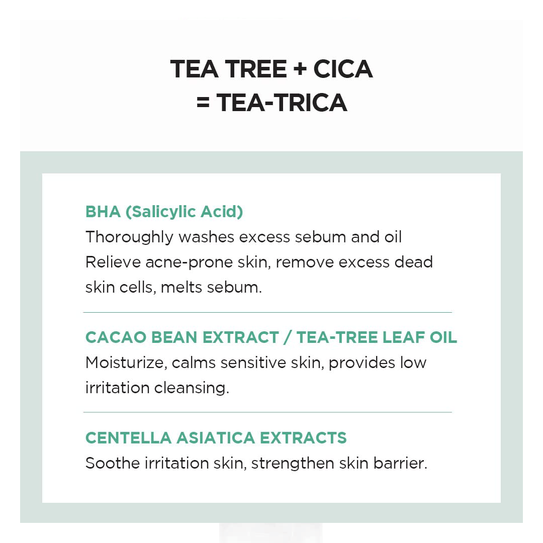 SKIN1004 Madagascar Centella Tea-Trica BHA Foam Cleanser 125ml