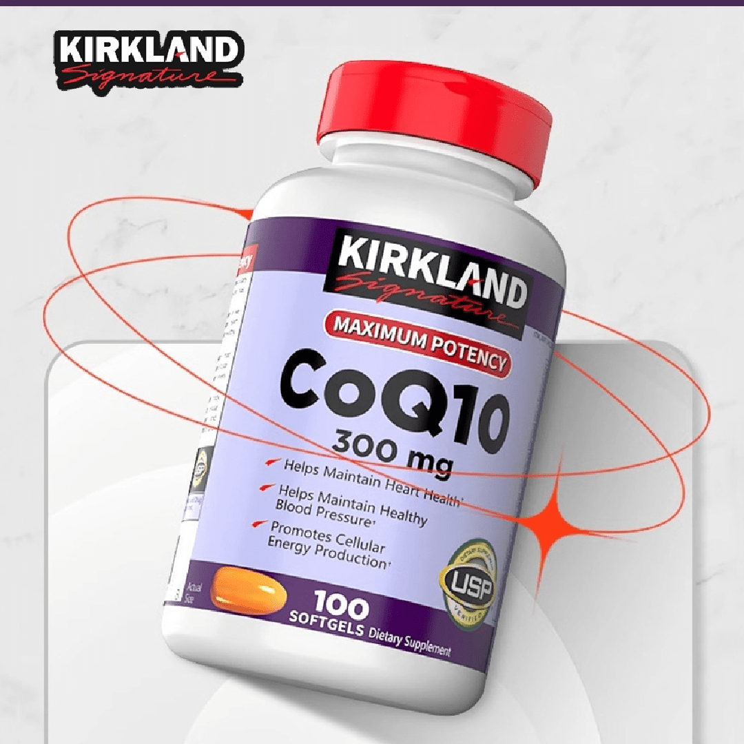 Kirkland CoQ10 300mg – 100 Softgels