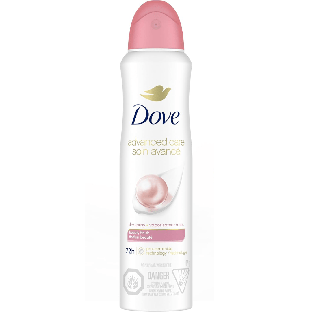 Dove Advanced Care Beauty Finish Dry Spray Antiperspirant 107g