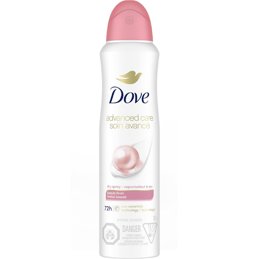 Dove Advanced Care Beauty Finish Dry Spray Antiperspirant 107g