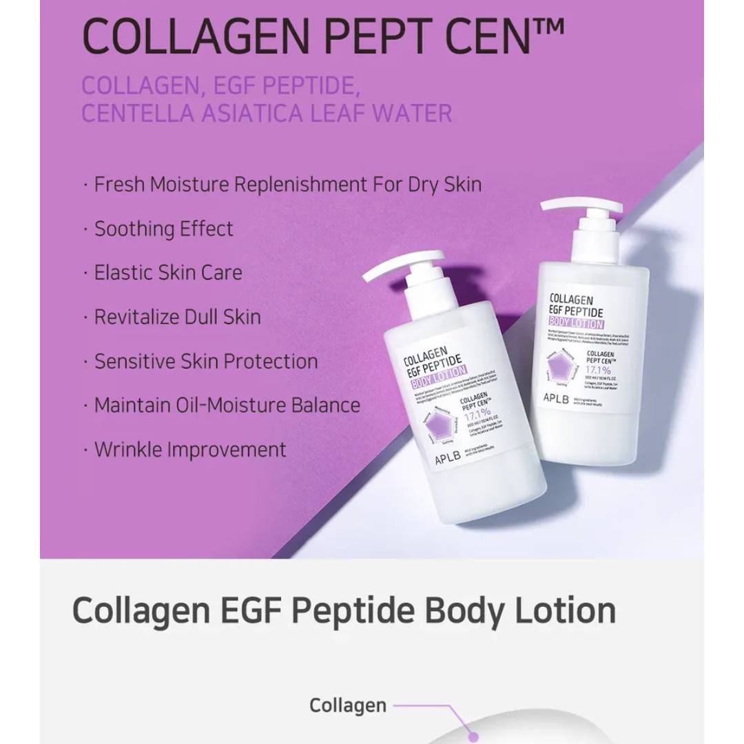 APLB Collagen EGF Peptide Body Lotion 300ml