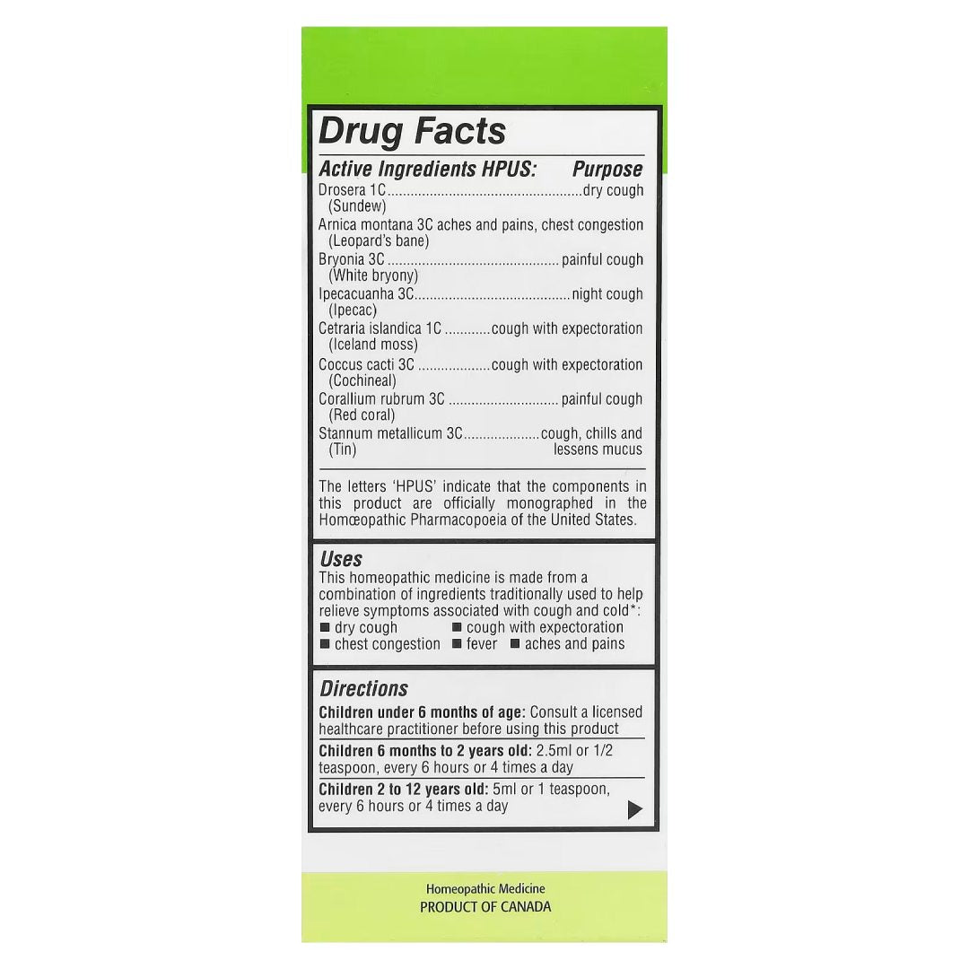 Homeolab USA Kids Relief Cough &amp; Cold Syrup (100ml)