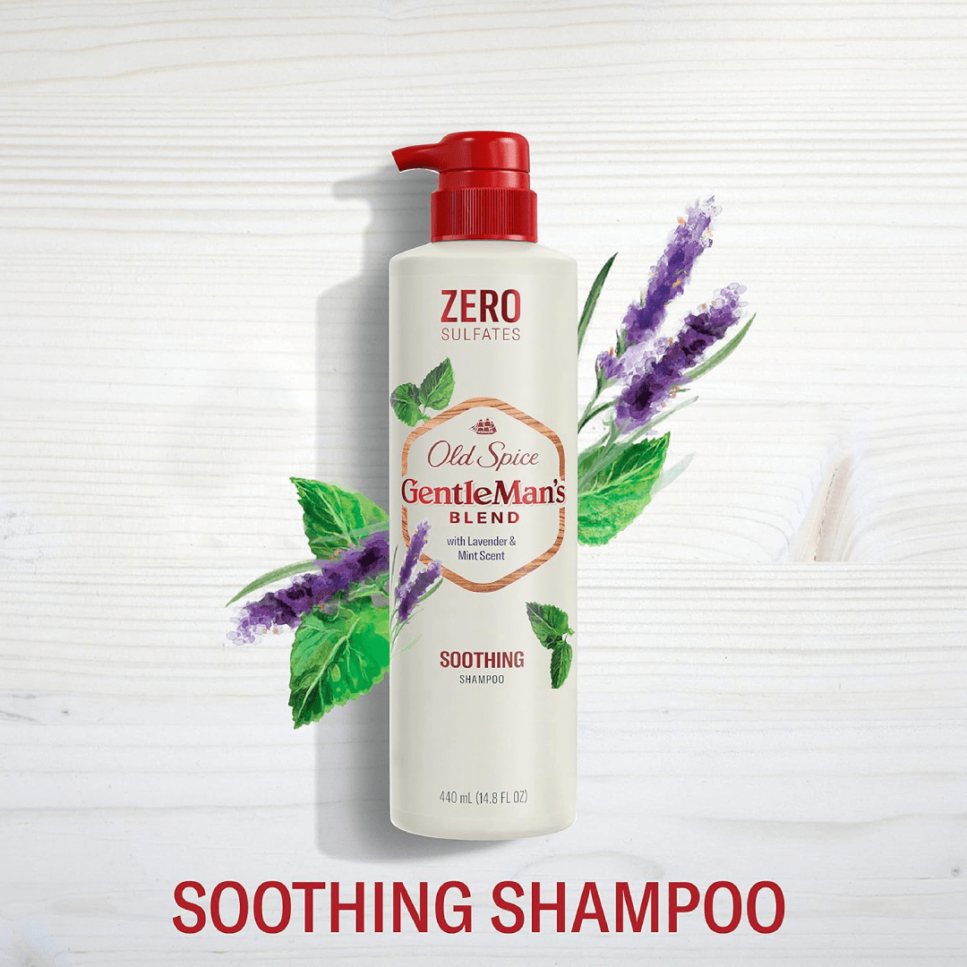 ( Discounted Product ) Old Spice Gentleman’s Blend Soothing Shampoo – Lavender & Mint 440ml
