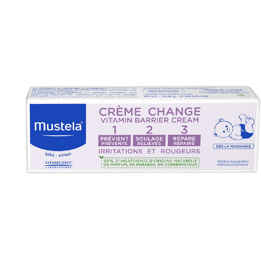 Mustela Diaper Change Barrier Cream 1 2 3 100 mL