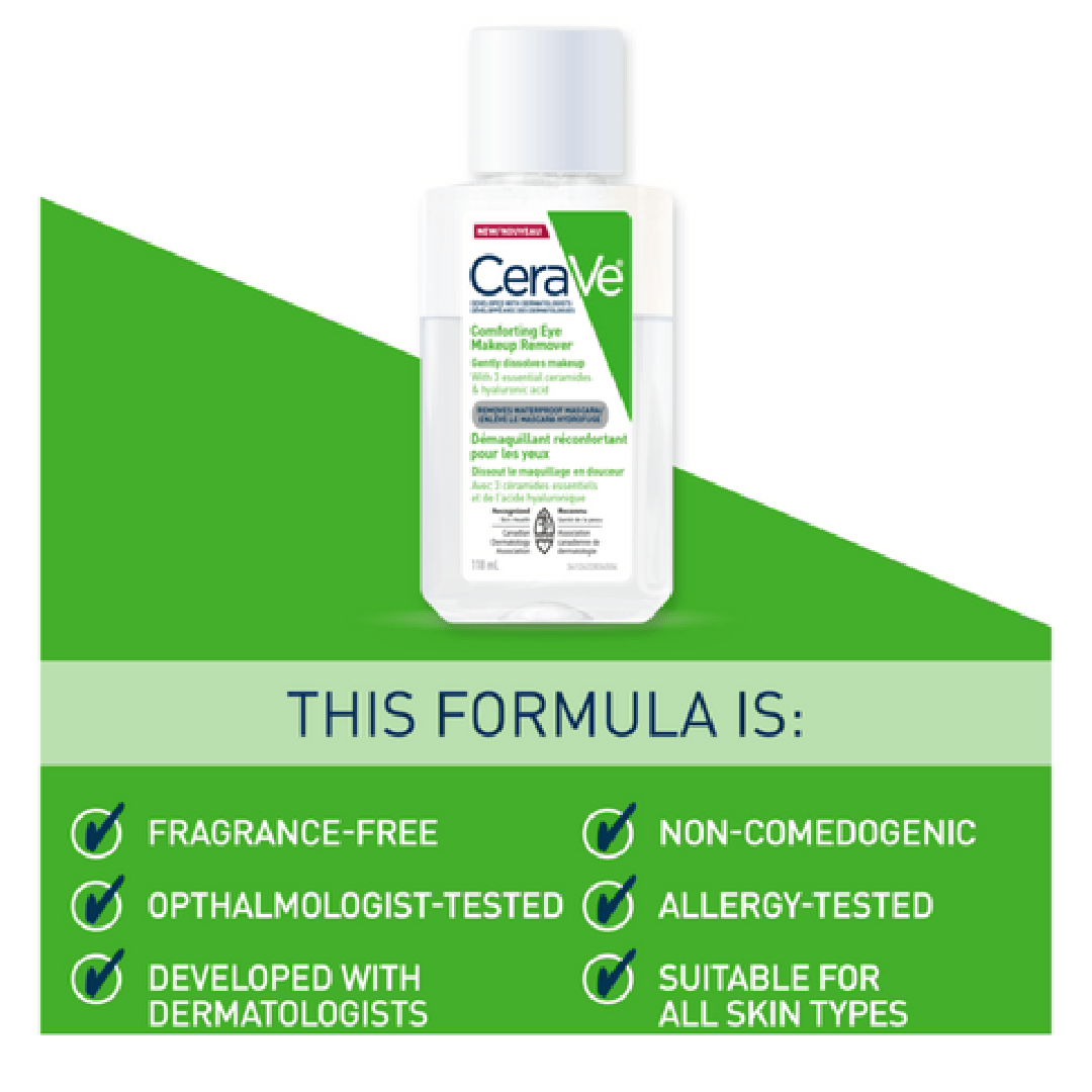 CeraVe Comforting Eye Makeup Remover 118ml