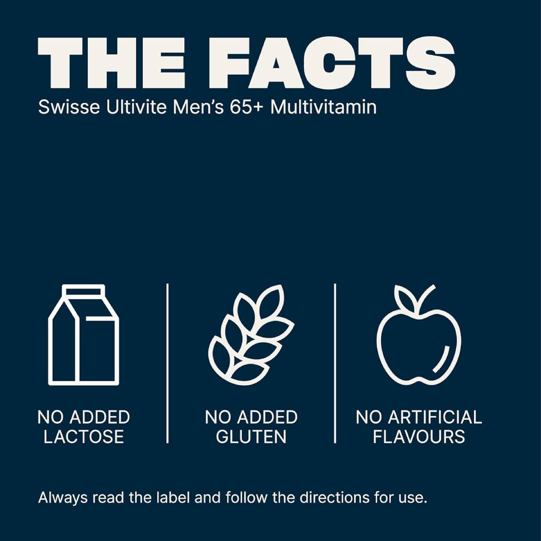 Swisse Men’s Ultivite 65+ 60 Tablets