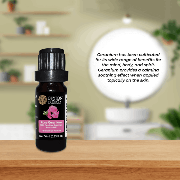 Rose Geranium Essential Oil – 10ml | Pure & Natural