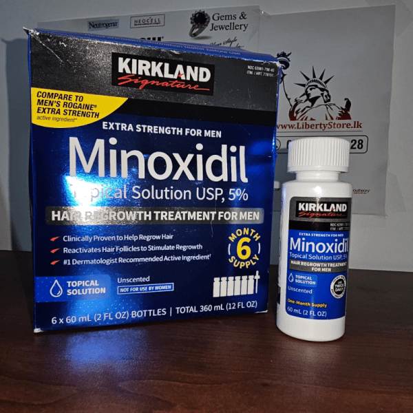 Kirkland Minoxidil 5% Hair Regrowth Solution (1 Month Supply)