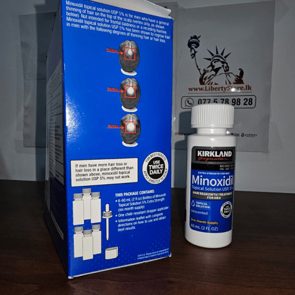 Kirkland Minoxidil 5% Hair Regrowth Solution (1 Month Supply)