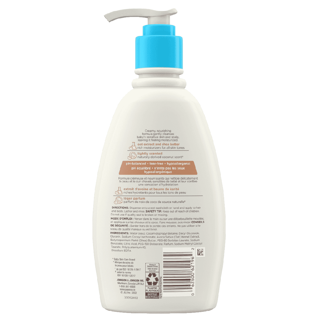 Aveeno Baby Coconut Wash &amp; Shampoo 354ml