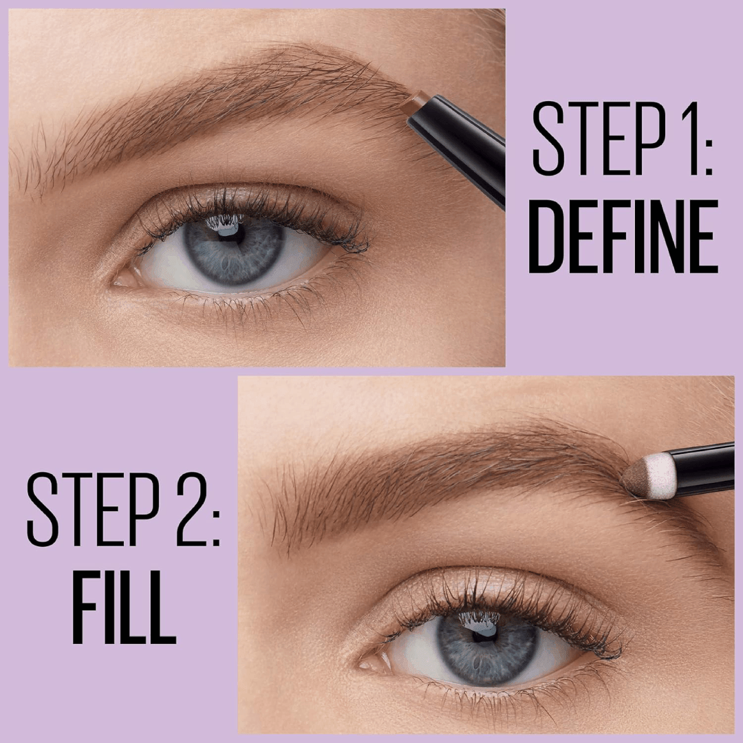 Maybelline New York Express Brow 2-in-1 Pencil and Powder - Medium Brown