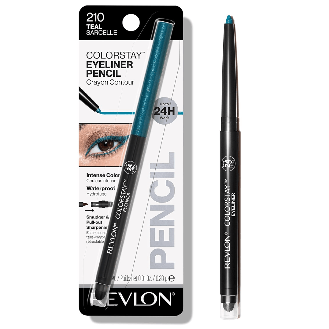 Revlon ColorStay Pencil Eyeliner - Waterproof, Longwearing with Built-In Sharpener