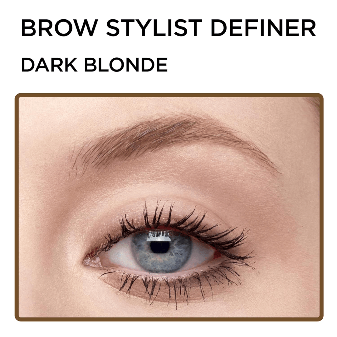 L'Oreal Paris Makeup Brow Stylist Definer Waterproof Eyebrow Pencil - Ultra-Fine Mechanical Pencil - Dark Blonde