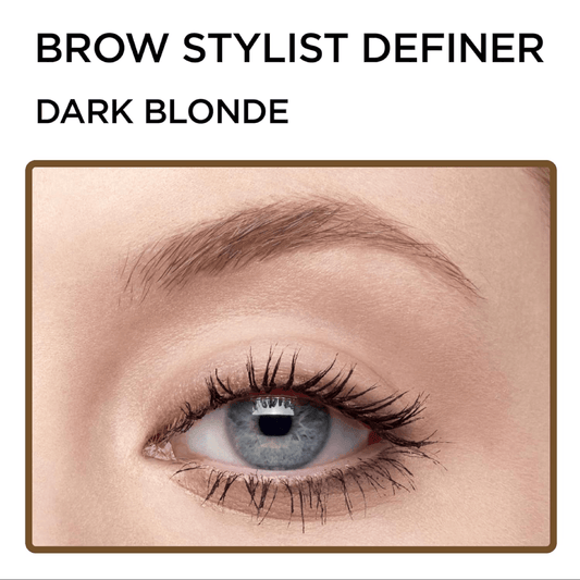 L'Oreal Paris Makeup Brow Stylist Definer Waterproof Eyebrow Pencil - Ultra-Fine Mechanical Pencil - Dark Blonde