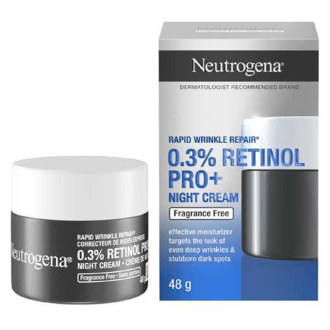 Neutrogena Rapid Wrinkle Repair 0.3% Retinol Pro+ Night Cream – 48g