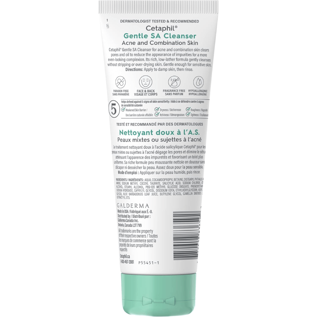 Cetaphil Gentle Salicylic Acid Cleanser 124ml