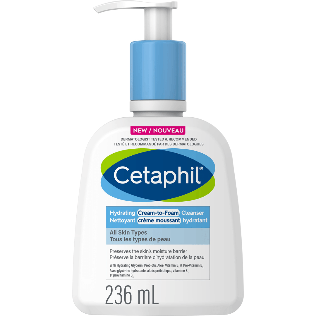 Cetaphil Hydrating Cream-to-Foam Cleanser