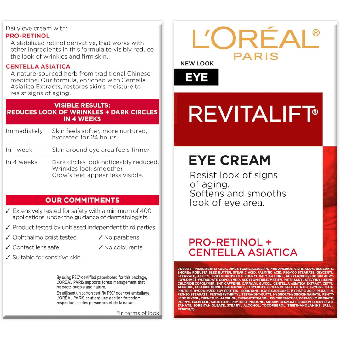 L’Oréal Paris Revitalift Eye Cream 15ml