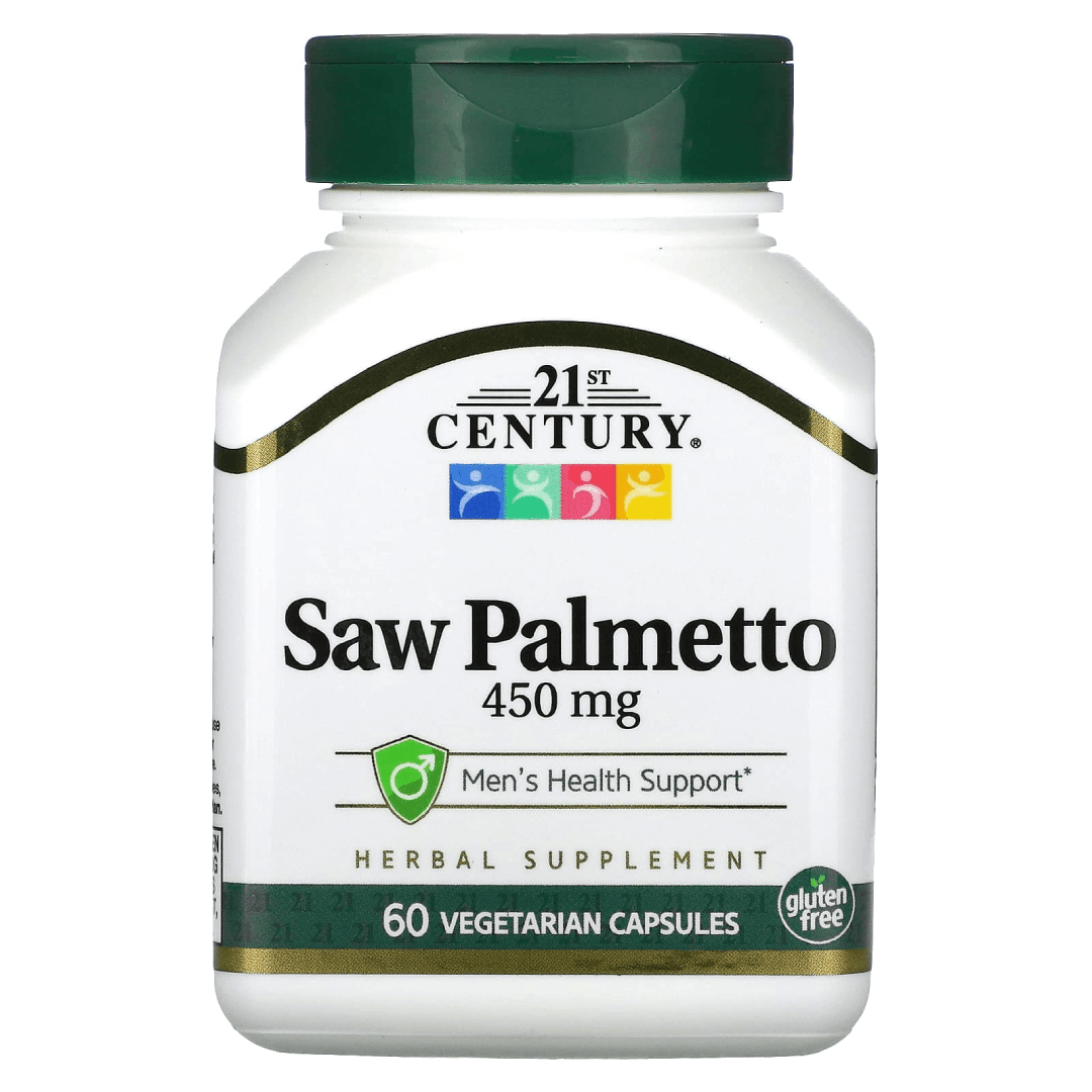 21st Century Saw Palmetto 450mg – 60 Veg Capsules