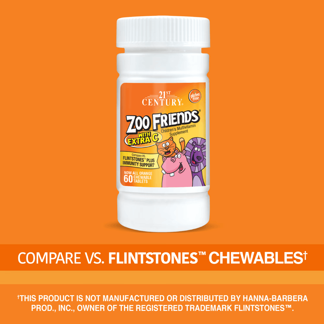 21st Century Zoo Friends Extra C Chewable Tablets (60)