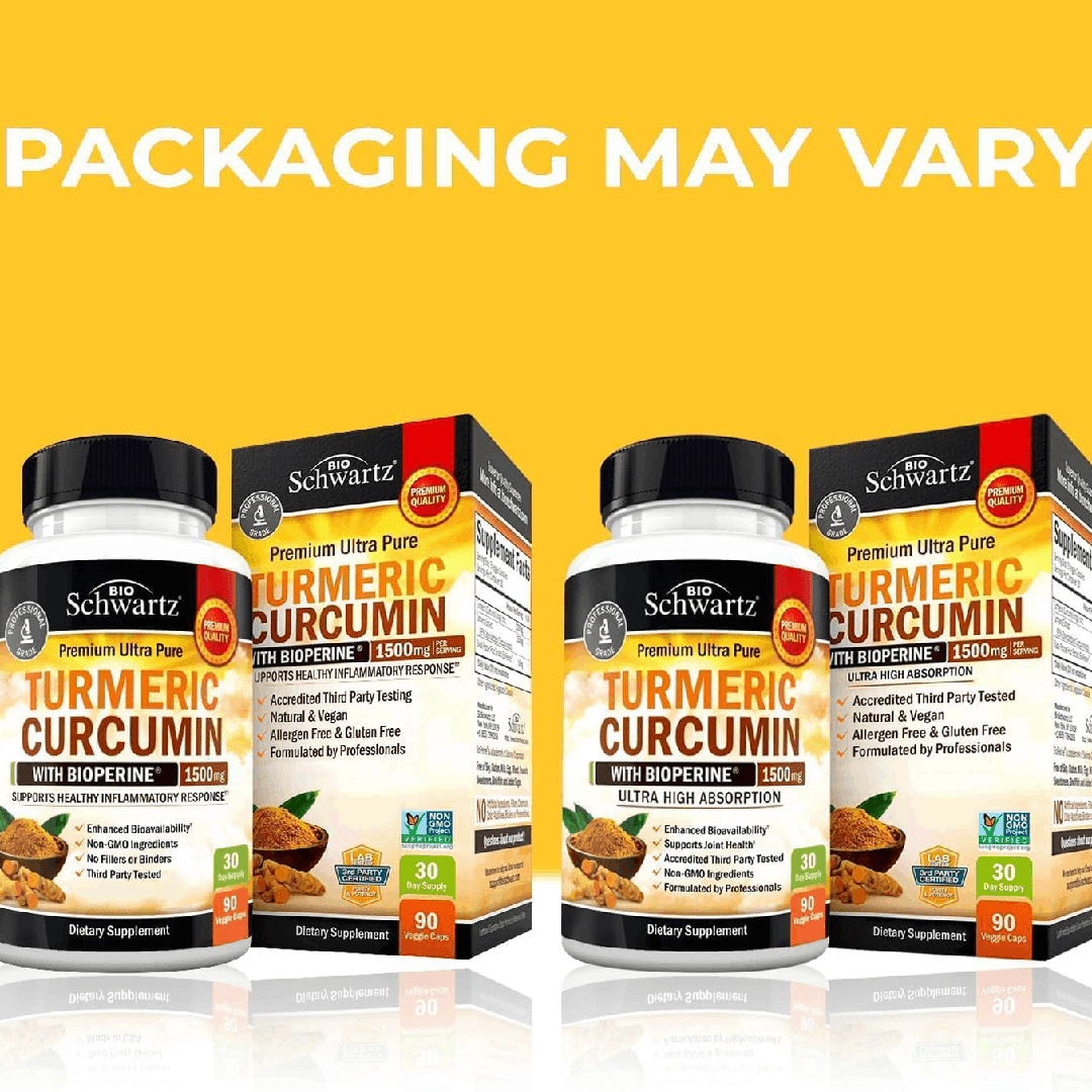 Turmeric Curcumin with BioPerine® 1500mg Capsules