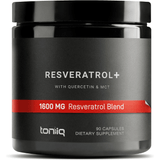 Toniiq Resveratrol Blend with Quercetin – 1600mg Ultra High Purity Formula