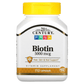 21st Century Biotin 5000 mcg – 110 Capsules