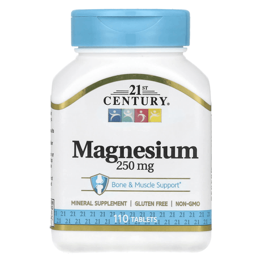 21st Century Magnesium 250 mg, 110 Tablets