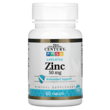 21st Century Chelated Zinc 50mg – 60 Tablets