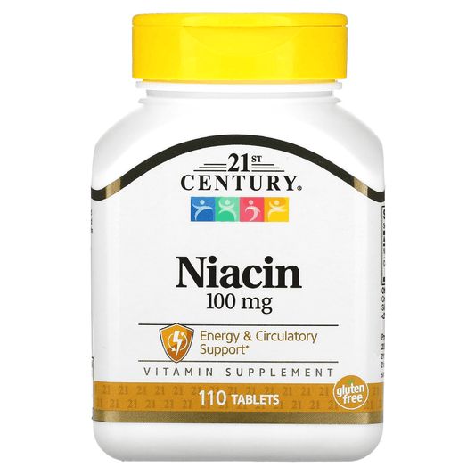 21st Century Niacin 100mg Tablets – 110 Count