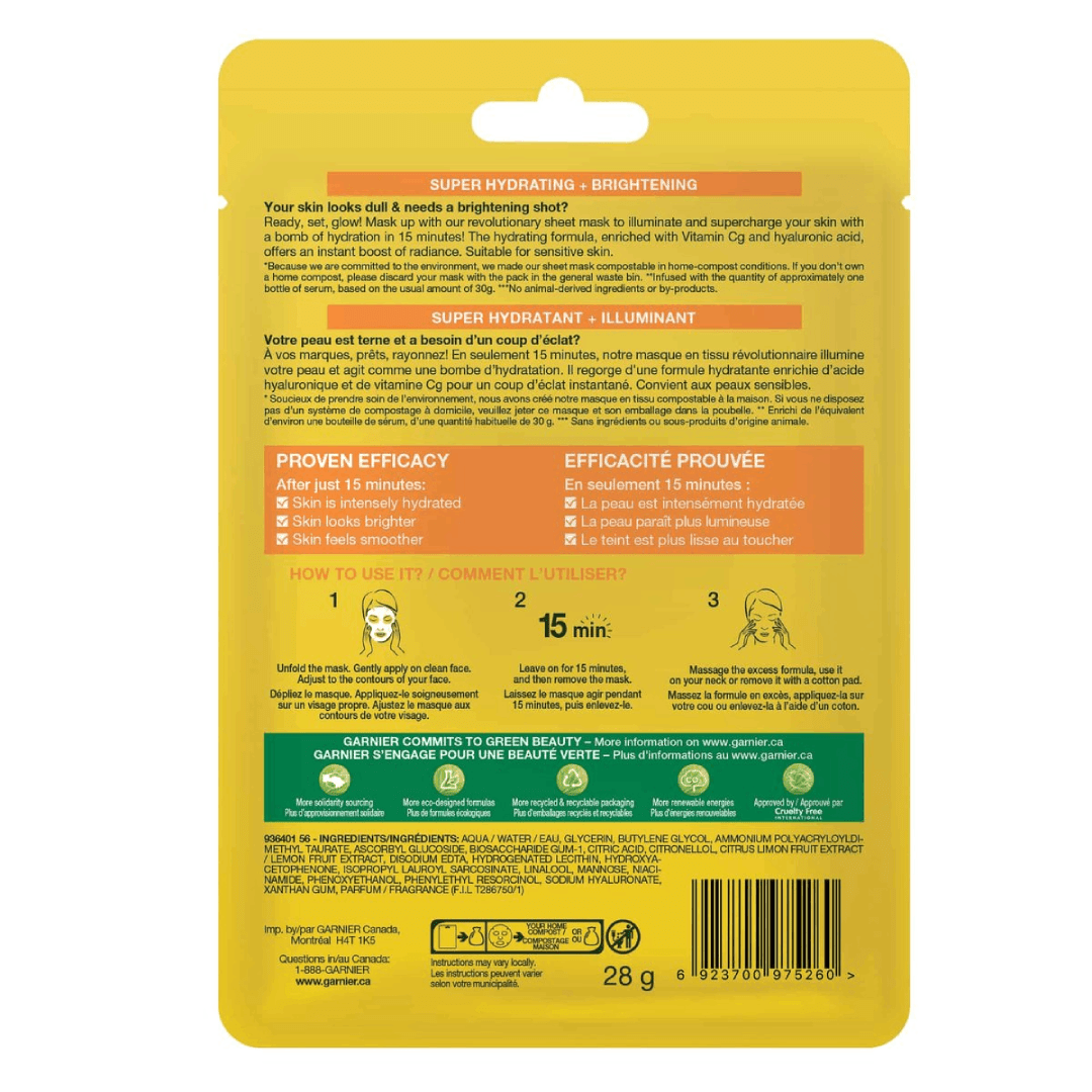 Garnier SkinActive Brightening &amp; Hydrating Face Mask