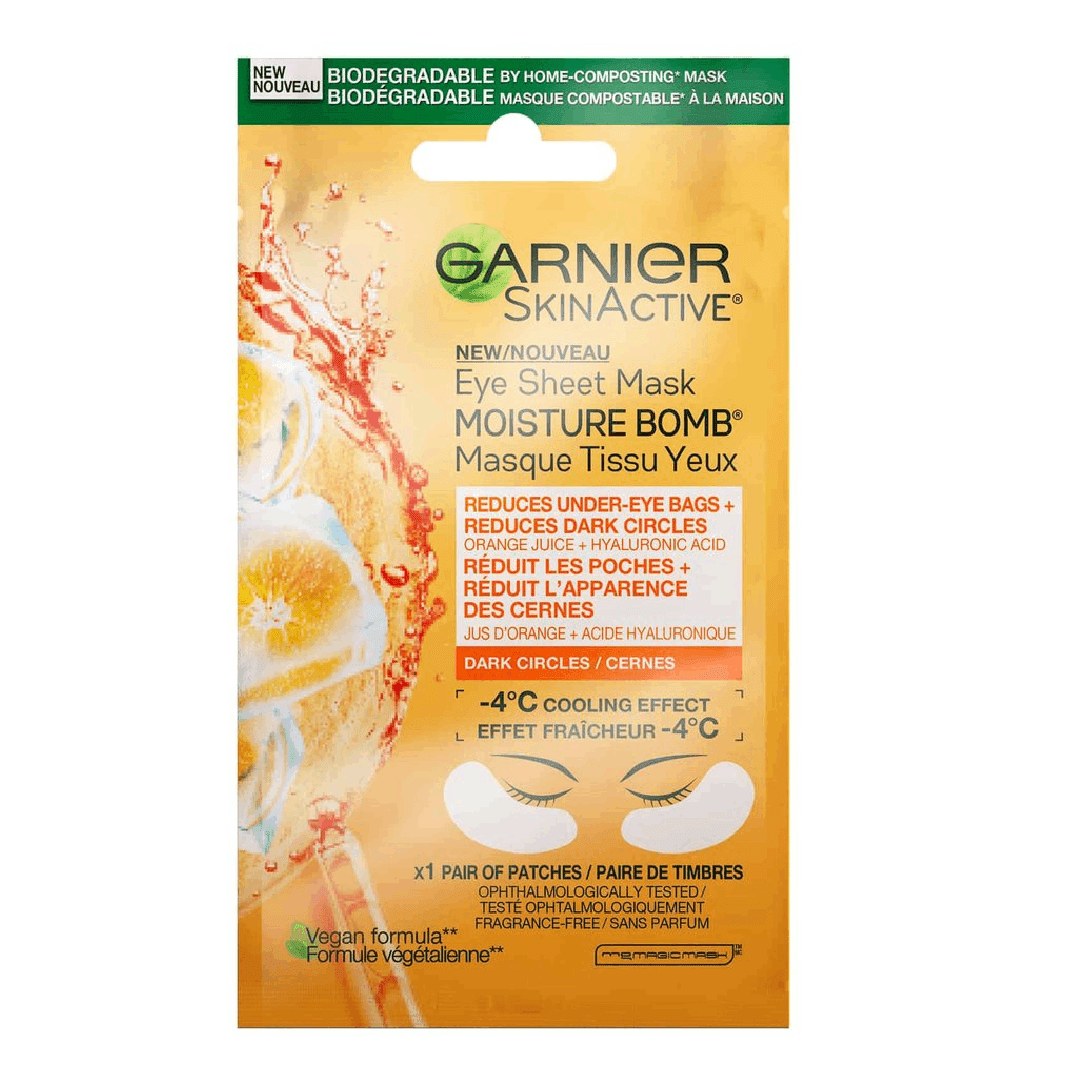 Garnier Moisture Bomb Brightening Eye Sheet Mask