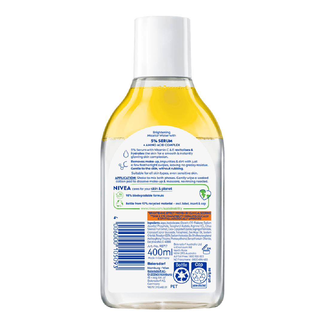 NIVEA Brightening Micellar Water 400ml