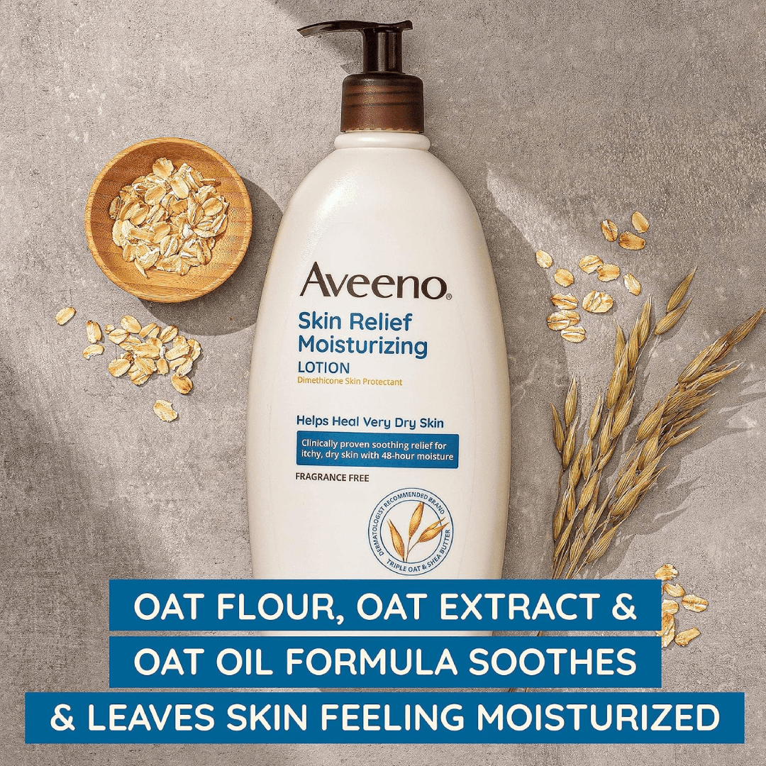 Aveeno Skin Relief 24H Moisturizing Lotion with Shea Butter (354ml)