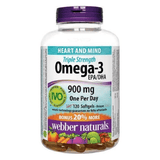 Webber Naturals Triple Strength Omega-3 900mg (EPA/DHA) – 120 Softgels