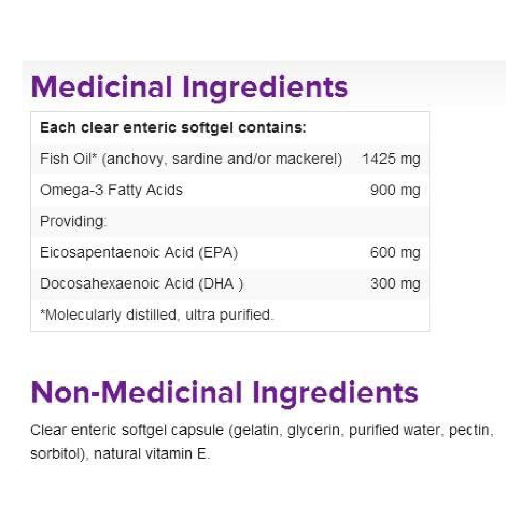 Webber Naturals Triple Strength Omega-3 900mg (EPA/DHA) – 120 Softgels