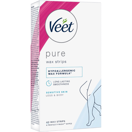 Veet Pure Cold Wax Leg Strips 40 Pack