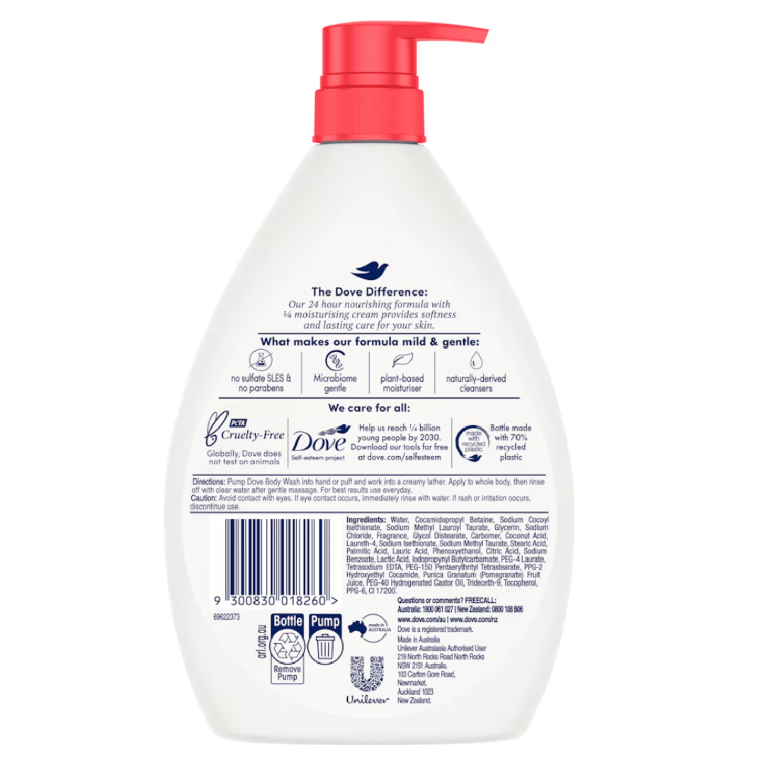 Dove Rejuvenating Body Wash Pomegranate &amp; Lemon Verbena 1L