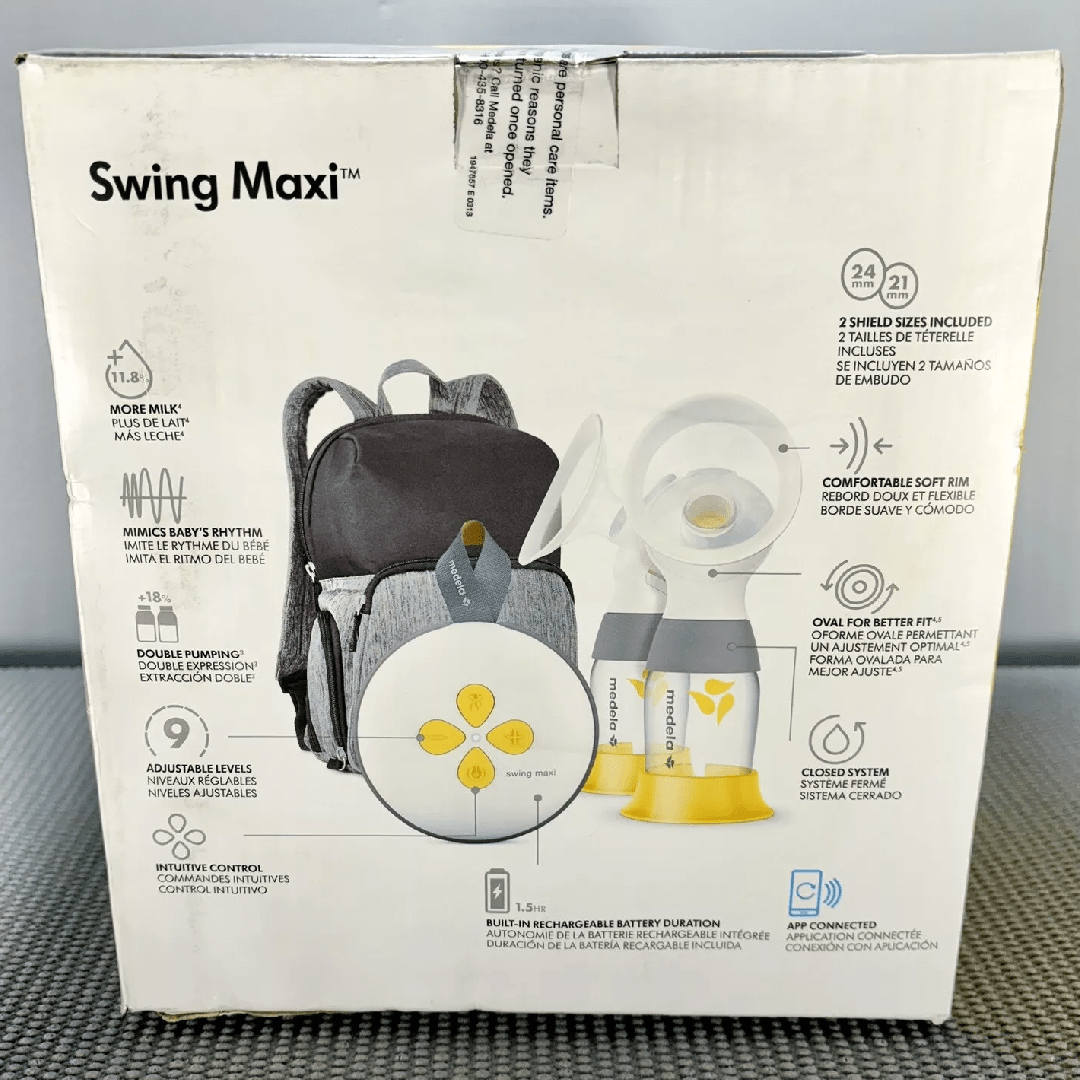 Medela Swing Maxi Double Electric Breast Pump (Sealed Box Rechargeable)